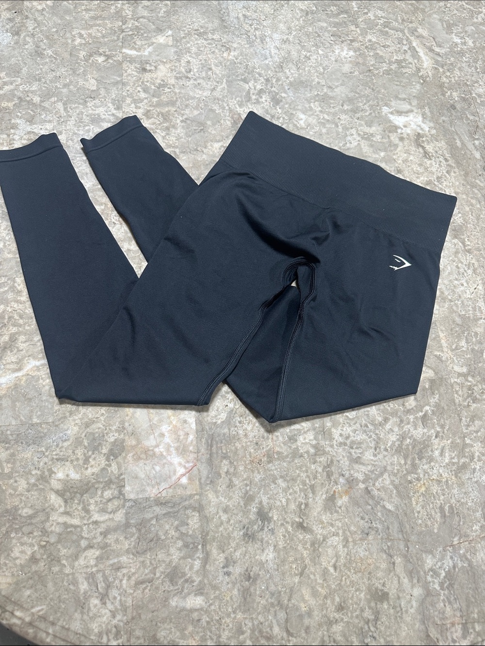 Gymshark Black Seamless High-Waist Leggings - Picture 6 of 7